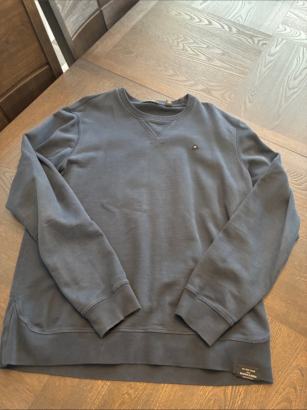 Scotch & Soda Navy Crewneck Sweatshirt